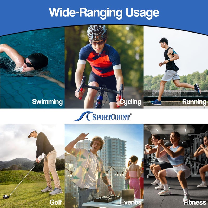 SC Sportcount Countdown Timer - Durable and Water Resistant Lap Tracker - Precise Tracker for Swimming, Running and Cycling - Image 3